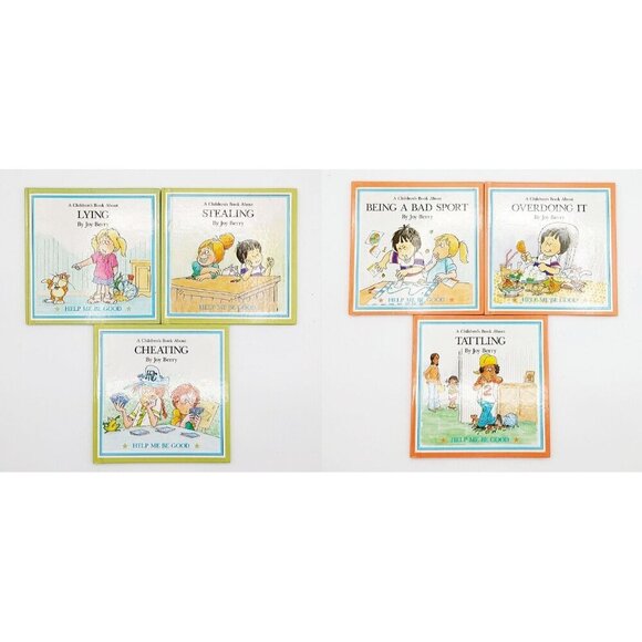 Lot Of 6 Help me Be Good Books By Joy Berry Hardcover 1988 Grolier - Picture 1 of 5